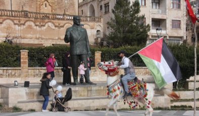 Mardin’de 5 dilde teröre ve İsrail’e tepki