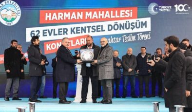 Talas kentsel dönüşümde anahtar teslim heyecanı