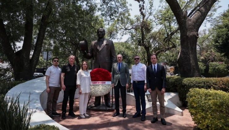 Numan Kurtulmuş’tan Meksika’daki Atatürk Anıtı’na ziyaret